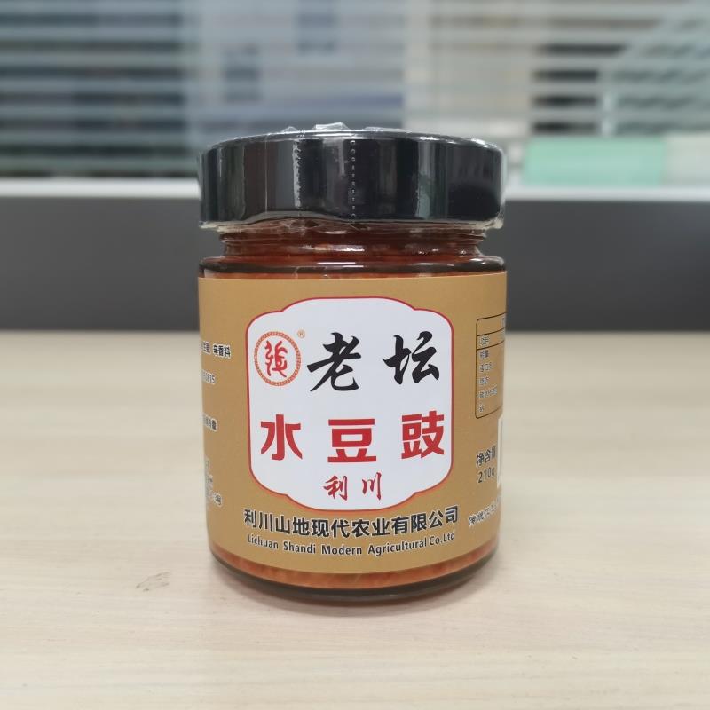 老坛水豆豉酸豆豉湖北恩施利川土特产下饭菜凉拌菜调料水豆食210g