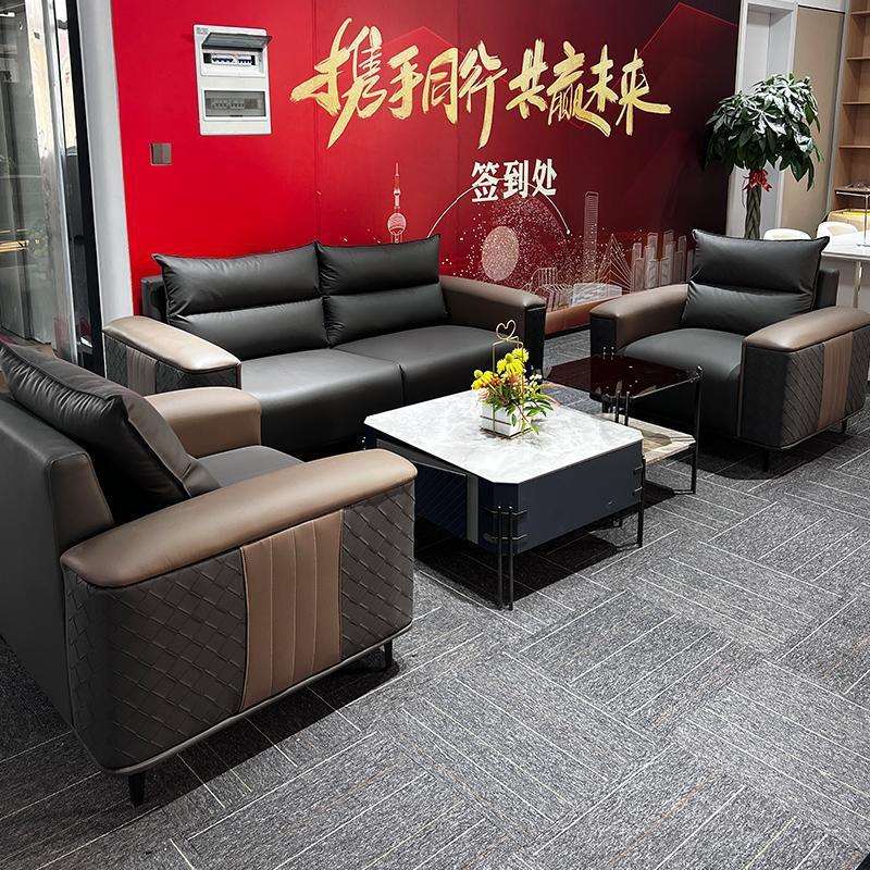 现代简约沙发椅轻奢意式休闲极简沙发茶几组合客厅小型沙发椅