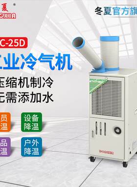 冬夏SAC-25D焊接降温设备,小型移动空调,注塑降温 户外降温制冷机
