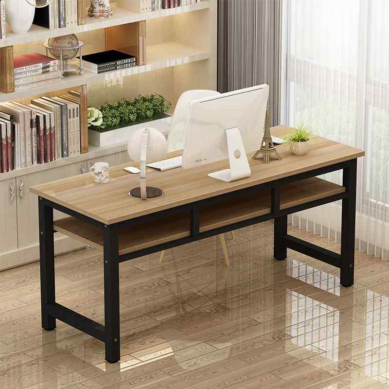 桌简易办公专用子公室脑桌台式双人单人办办145公桌书桌老板写字