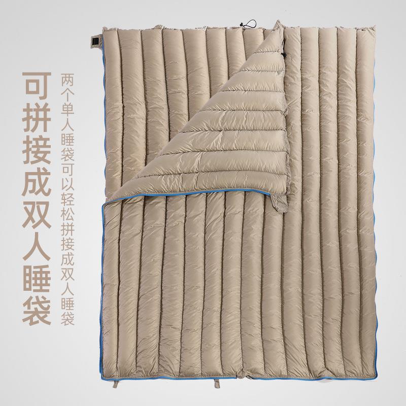 羽绒睡袋 轻薄款户外单人室内露营便携防寒秋冬加厚保暖大人成人