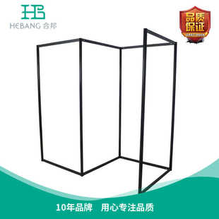 合邦厂家可移动书画展板铝合金户外美术字画作品展八棱柱书画展架