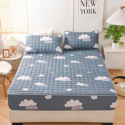 mattress topper protector fitted sheet bed cover bedcover