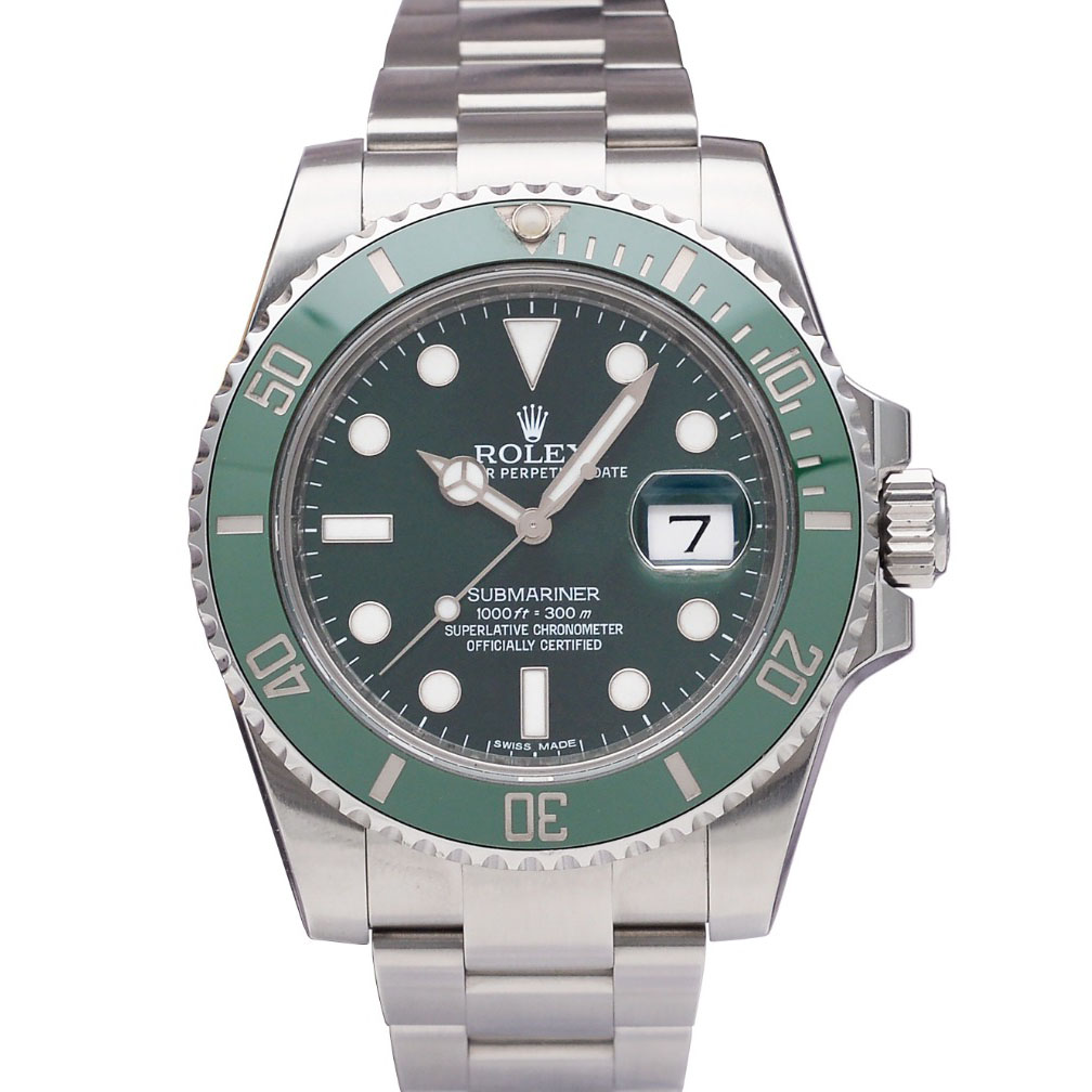 [9.8新]Rolex/劳力士二代绿水鬼潜航者自动机械男表116610