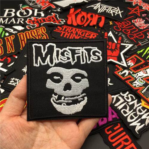 50pcs a lot Mixed Iron on Patches for Clothing Jacket Jeans