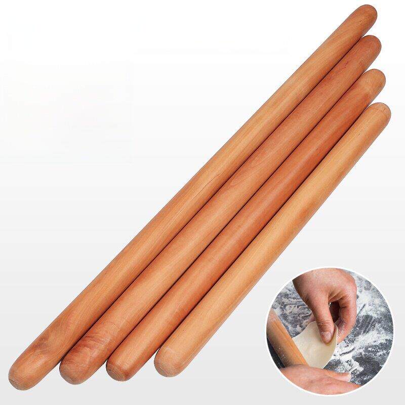 红枣木擀面棍实木家用水饺皮压面杖烘焙器具手工擀面棒