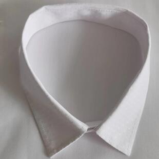 通勤ol尖领白色男42码 百搭韩版 40假衣领女 领子时尚 单独衬衫