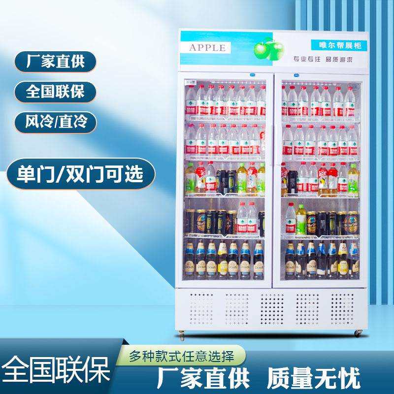 美星单门双门立式啤酒展示柜商用冷柜小型饮料柜饮品冷藏柜冰箱