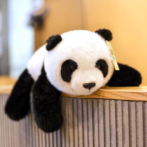 玩偶部落仿真熊猫玩偶网红趴趴熊猫北极熊公仔抱枕儿童新年礼物女