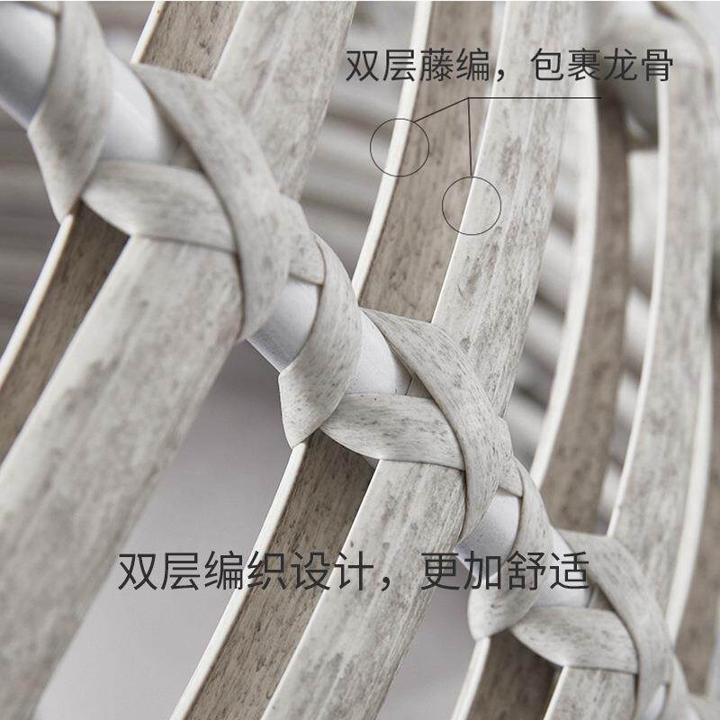 吊椅吊篮藤椅休闲椅组合家用阳台客厅卧室懒人鸟巢单人秋千椅