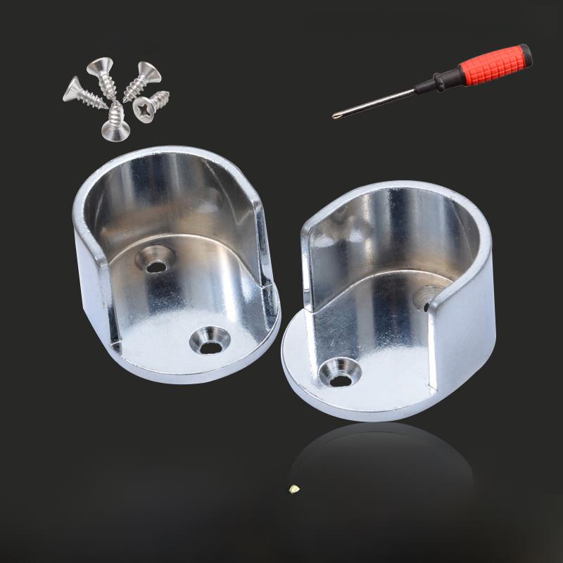 采购产品挂衣杆座，开法兰固定座，锌合金衣杆，圆管座，衣柜衣管