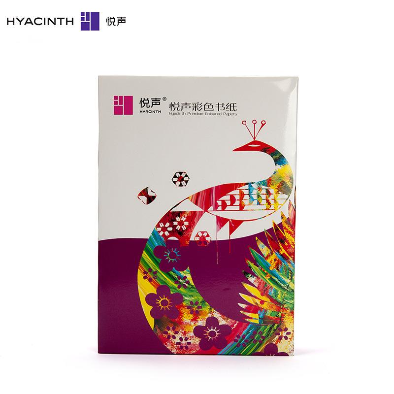 悦声彩色复印纸A3/A4打印纸分类标签纸学生手工剪纸折纸工厂图片
