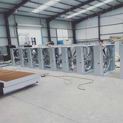 厂家直销大风量大功率轴流风机 水帘 防生锈镀铝锌推拉式负压风机