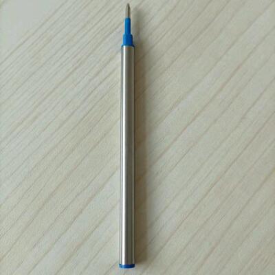 通用珠笔直插式替芯金属走珠中水性黑色签字笔芯全长11cm批申恒