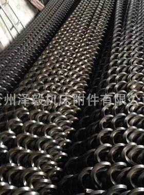 无轴螺旋簧 机床排屑器螺旋杆304不锈钢打弯绞龙配件方钢螺旋弹簧