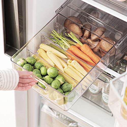 Refrigerator storage box drawer egg food fruit sorting boxes