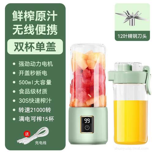 正品烁煜榨汁机型家用榨迷你豆浆机动多电功能料理机果蔬可携式汁
