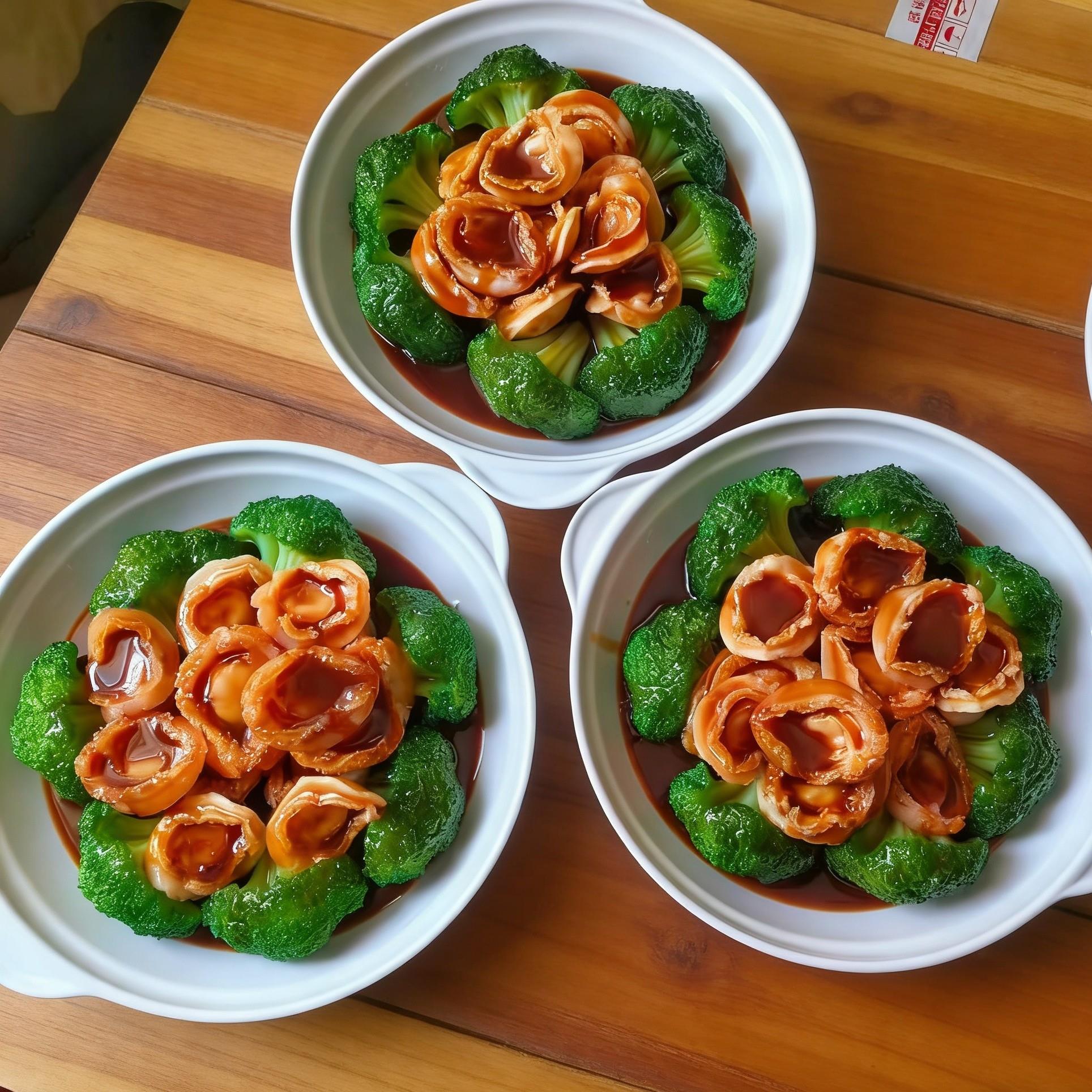 仿真蔬菜盘假鲍鱼炒花菜模型餐厅海鲜摆设短剧宴会年夜饭拍摄道具