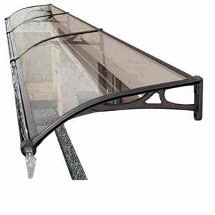 雨棚屋檐家用雨搭门口遮雨遮阳挡雨板户外防雨窗户阳台雨篷铝合金