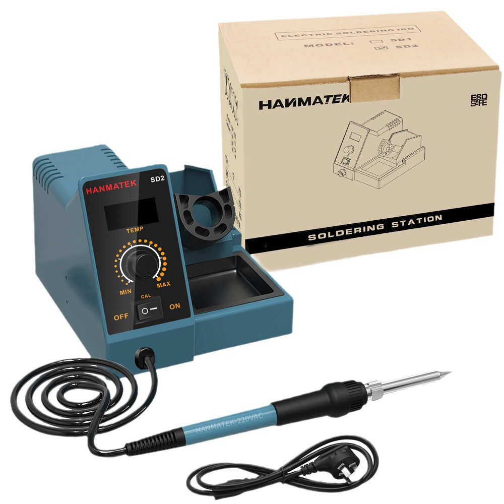 SD2 60W可调数显式电烙铁恒温焊台家用维修焊接电子工具套装