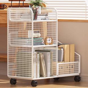 办公室文件架落地书架多层小推车资料整理试卷分层收纳置物架子办