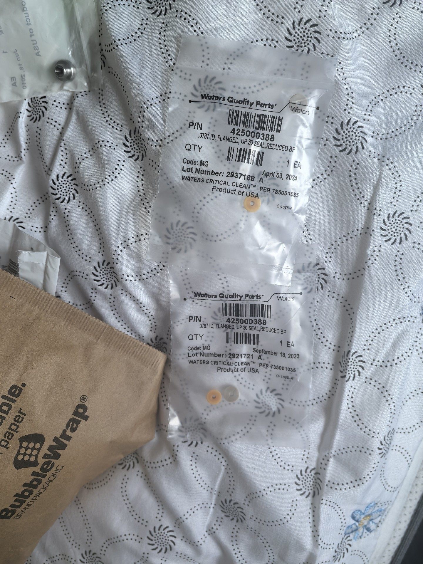 waters沃特世 700002599 UPLC 泵密封垫