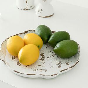 彷真柠檬模型 样板间饭厅假水果装饰 厨房软装摆件 美食摄影道具
