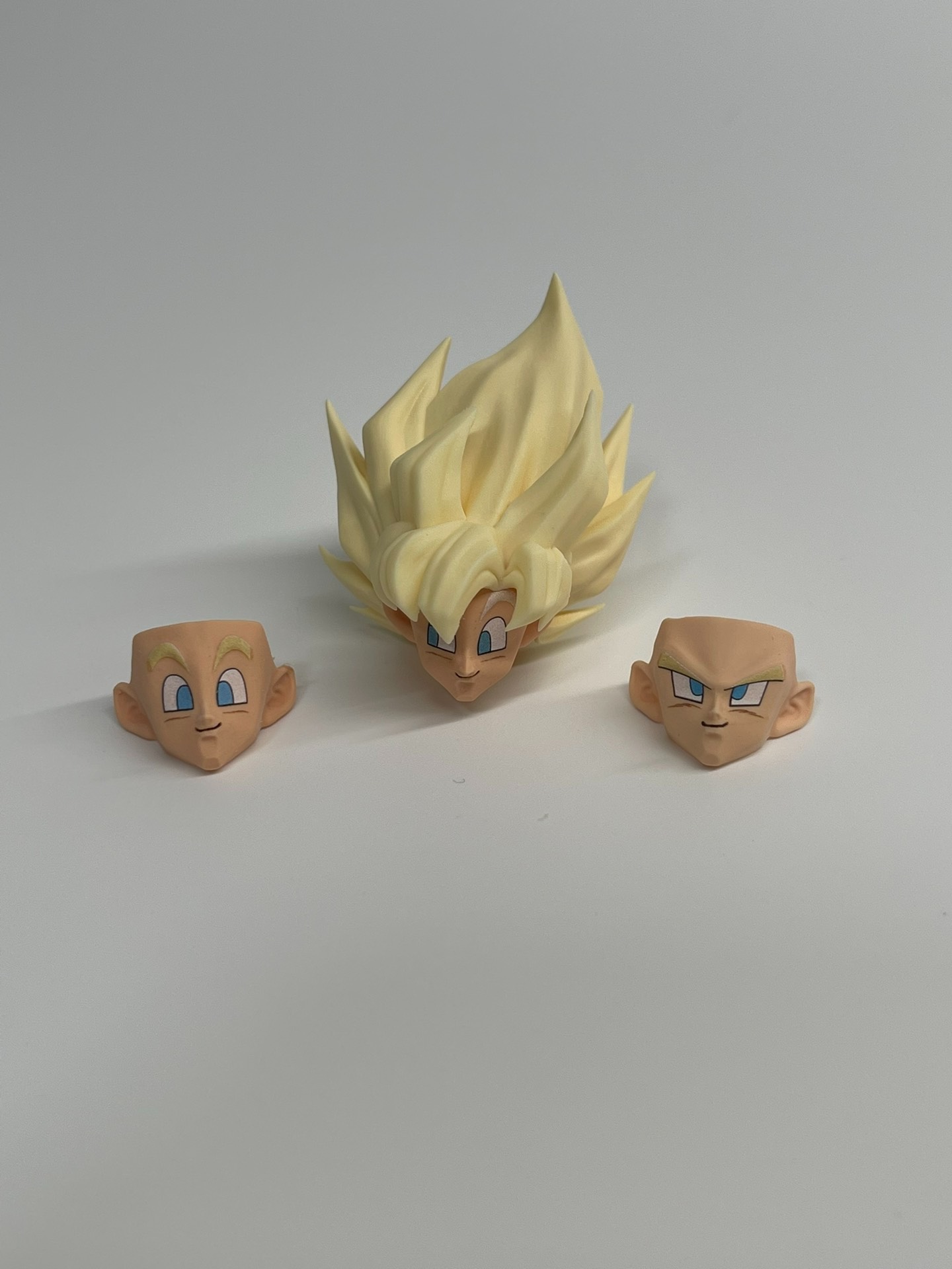 thumbnail for SHF Dragon Ball Full Power Big Eyed Head Sculpture Accessory Pack Goku Head Accessory Pack