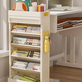 书包置物F98T9M58架移动纳多边层教室桌收书本下桌面侧边书架小桌