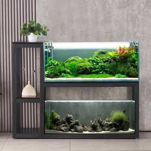 鱼缸柜多层落地鱼缸架子家用客厅水族箱底架金属承重底柜底座批发