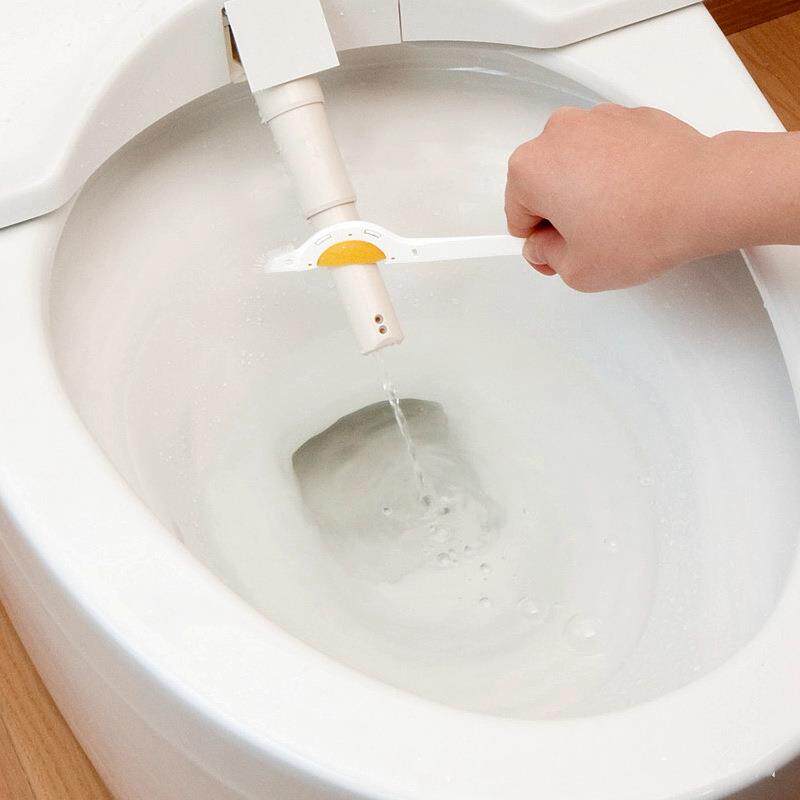 日本马桶喷水管刷智能电动马桶专用刷缝隙刷清洁刷座便器小刷子