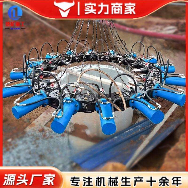 挖改液压破桩机 水泥桩桥墩地基破桩机械 混凝土方桩圆桩截桩机
