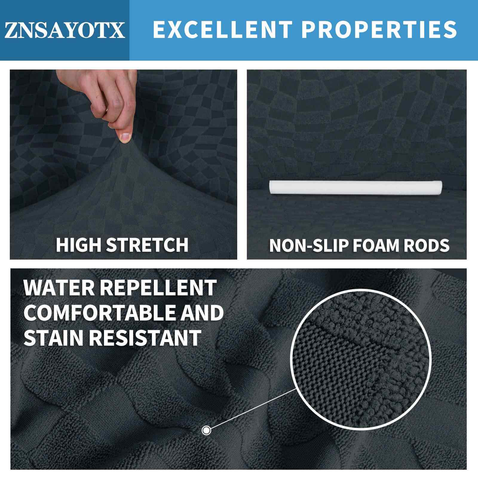 新款弹力全包躺椅套椅能变形格按套电动摇功沙发套分按体摩椅套