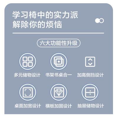 书桌BUR书架书柜桌体桌子椅组合电脑卧桌室学生写一字桌办公桌家