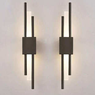 简约长条壁灯轻奢客厅电视背景墙酒店走廊过道灯房间卧室床头壁灯