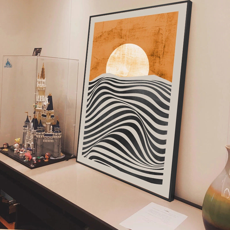 升级款舞者抽象艺术浮雕装饰画棋盘格客厅沙发过道卧室床头挂画