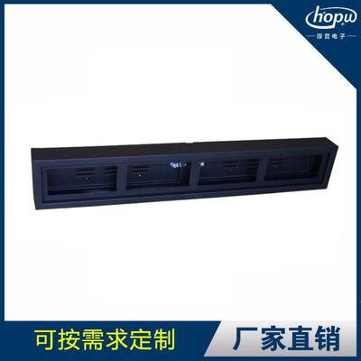 P10户外LED显示屏防雨箱体8字后开门剩余车位屏广告屏外框保护框