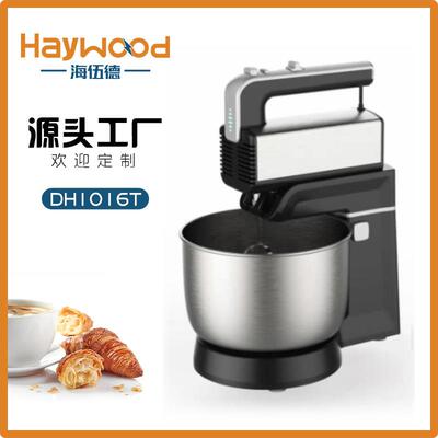 家用台式打蛋器烘焙厨师机 德和1016T大功率电动奶油搅拌机