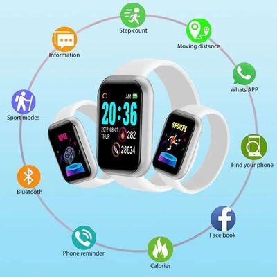 Smart Watch Heart Rate Blood Pressure Blood Oxygen Monitorin