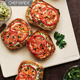 学厨堇青石烘焙石板披萨欧包法棍脆底烘培石板耐高温烤箱烘烤工具