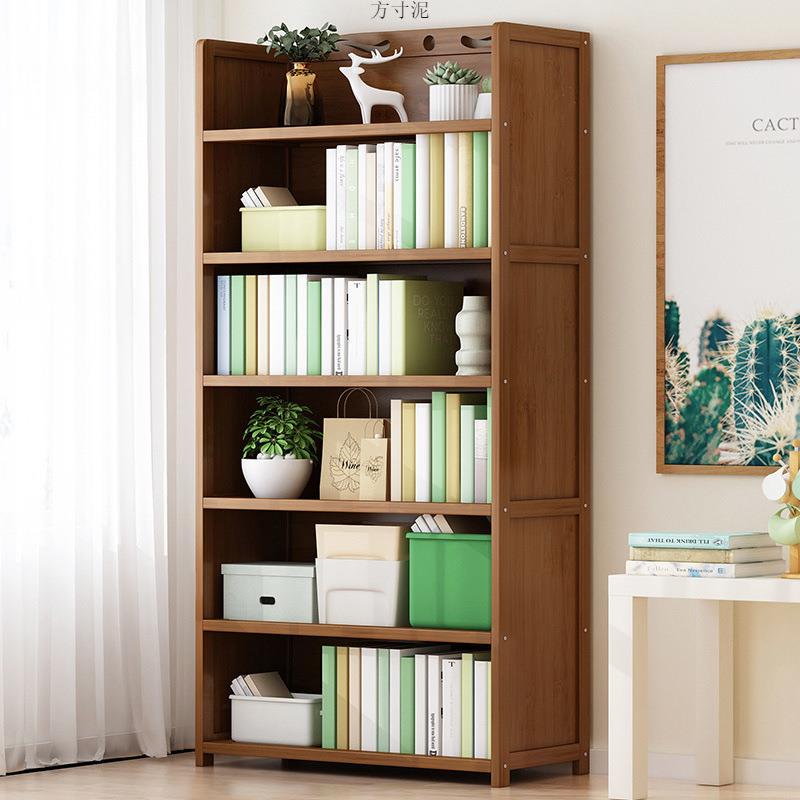 木简BTI易儿童架书家用省多功能置物架落地多层实书柜学生收纳架