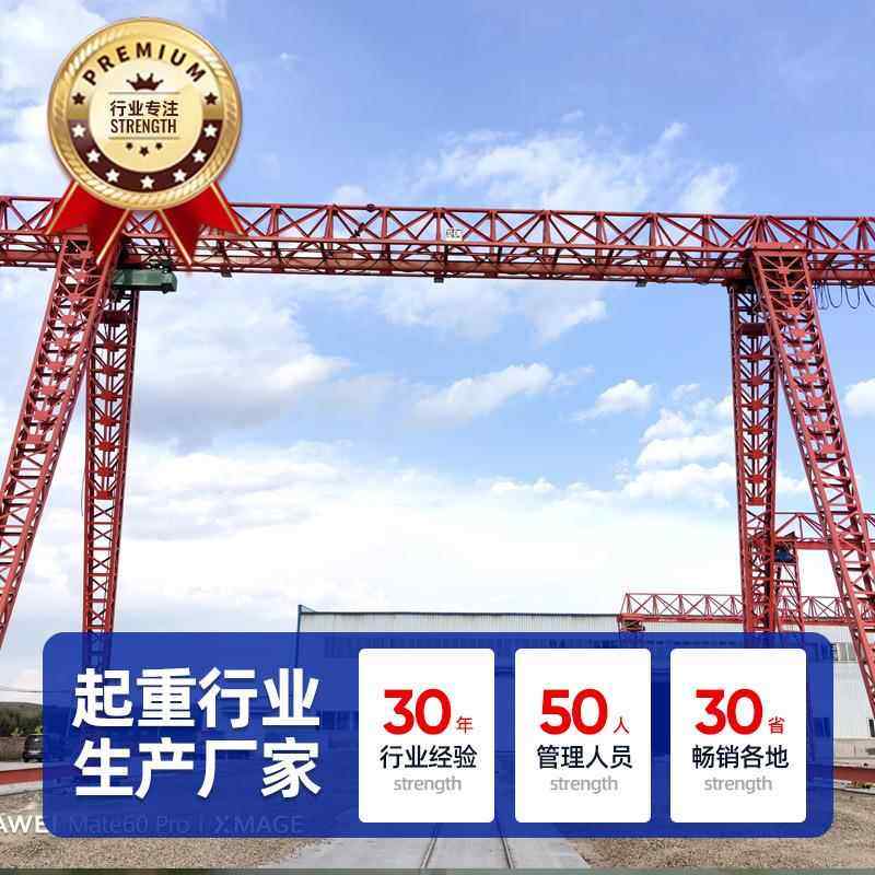 港口码头用龙门吊起重机5吨10吨半门式航吊无轨电动门式起重机
