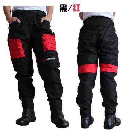 正品dhan杜赛u车裤摩托车骑行裤男越野机汉车裤骑行裤防护耐磨四