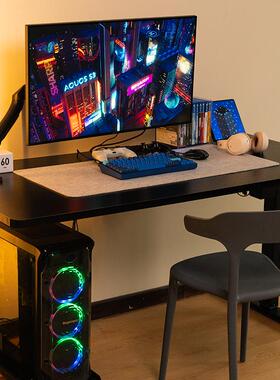 9C双竞降升电脑桌台F769H99M式电家用电竞房人电动书桌书架一体