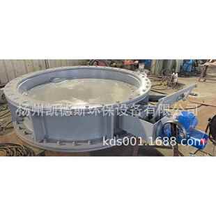 LD2200烟道挡板门弹性密封烟气蝶阀DN2200圆风门D941W