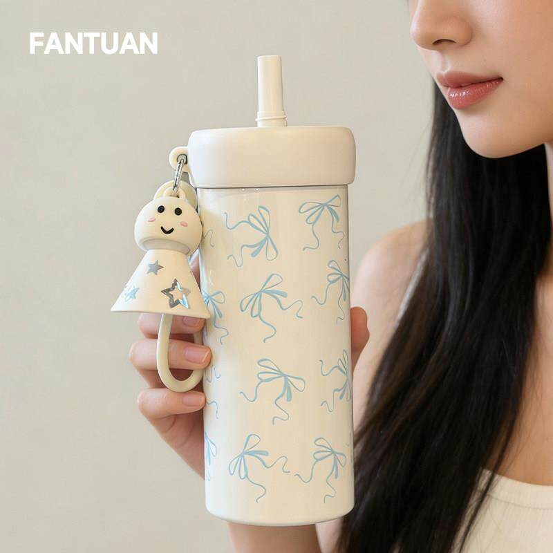 保女温杯生高颜值2025新款吸管杯学生专用泡杯啡便捷茶大容量咖杯