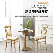 户外动婚堂竹节椅古活堡礼椅 电庆镀拿破仑椅子酒店宴会椅饭店餐