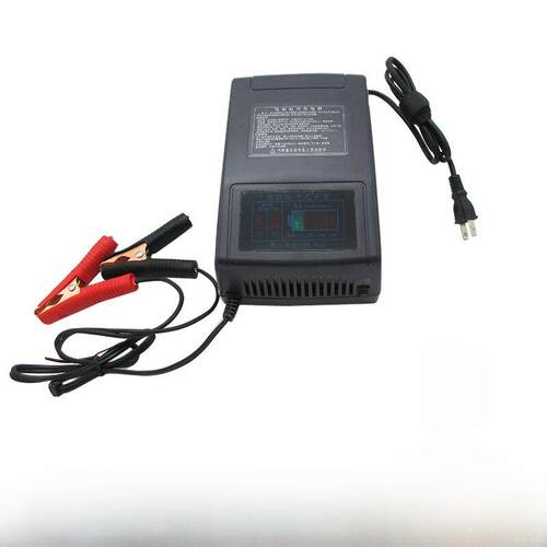 汽车电瓶充电器智能充电器铅电瓶快速充电机12V/24V伏30AH-250AH