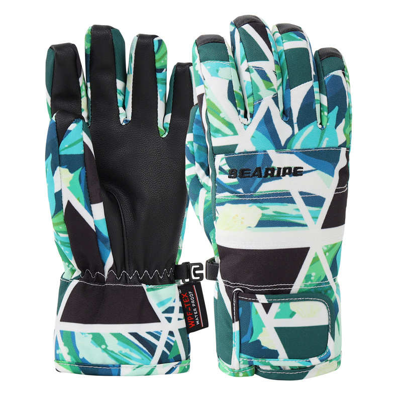 SEARIPE雪怡派儿童滑雪手套户外防风防水透气耐磨男童女童保暖