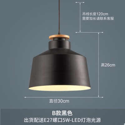 创意简约灯走廊日式木锅盖灯吊灯咖啡厅个性餐桌灯餐厅现代艺吧台